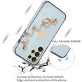 thumbnail image 3 of Compatible with Samsung Galaxy S23 Ultra Case Silicone, Cute Love-Heart Galaxy S23 Ultra Case with Love Heart Chain, Ultra Slim Soft Galaxy S23 Ultra Phone Case Shockproof Cases for Women (Blue), 3 of 13