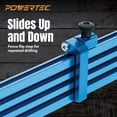 thumbnail image 3 of POWERTEC 24" Drill Press Fence Set w/T Slot Fence, Mounting Brackets, Flip Stops, Hold Down Clamps, Hardware for T-Slot Drill Press Table Tops (71633), 3 of 7
