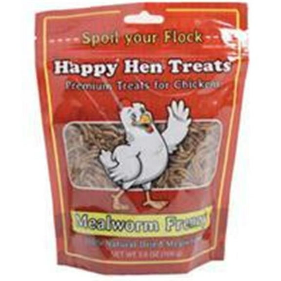 Durvet-Happy Hen D-Mealworm Frenzy Chicken Treats 3.5 Ounce 089-17005
