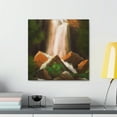 thumbnail image 3 of Majestic Waterfall Scene - Canvas, 3 of 10