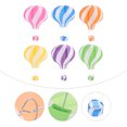 thumbnail image 4 of 6pcs Hot Air Balloon Paper Lanterns Hanging Paper Lanterns Sky Lanterns, 4 of 7