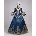 thumbnail image 2 of KEMAO Rococo Victorian Renaissance Costumes Baroque Marie Antoinette Dresses Historical Period 18th Century Dress, 2 of 5