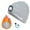 Gray, variant on Unisex LED Beanie Hat, Rechargeable Headlamp Cap with Plush Lined, Winter Warm Knitted Hats for Running Campin Biking, Gray