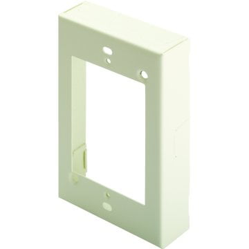 Wiremold V5751-3 3-Gang Flush Type Extension Adapter Fitting Steel Ivory