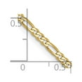 thumbnail image 5 of Auriga Fine Jewelry 14K Yellow Gold 2.25 mm Flat Figaro Chain Necklace for Women 26", 5 of 8