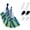 Green/Blue, variant on Ourdoor Hanging Hammock Chair – Comfortable Tree Swing Chair Large Size 110X130cm（Without Pillows） - 330 Lbs Weight Capacity (Brown)