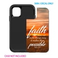 thumbnail image 2 of DistinctInk Custom SKIN / DECAL compatible with OtterBox Defender for iPhone 11 Pro (5.8" Screen) - Luke 1:37 - Faith Does Not Make Things Easy, It Makes Them Possible - Show Your Love of Christ, 2 of 5