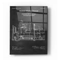 thumbnail image 1 of Epic Art 'Kitchen Garbage Recycler Blueprint Patent Chalkboard' Acrylic Glass Wall Art, 16"x24", 1 of 2