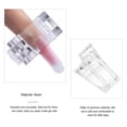thumbnail image 5 of Outils de Manucure 20Pcs Clip d'Extension de Clou Transparent Courbe C Courbure de Clou Pince Pince de Fixation de Cristal de Manucure Clip de Fixation de Collier de Constructeur, 5 of 5