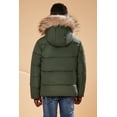 thumbnail image 3 of SOLOCOTE Boys Winter Coats Puffer Fake-Down Mid-Weight Hooded Padded Cotton Jacket, 3 of 7
