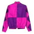 thumbnail image 6 of iiniim Girls Horse Racing Jacket Color Contrast Coat Long Sleeve Zipper Top for Kids Riding Show Hot Pink 16, 6 of 7