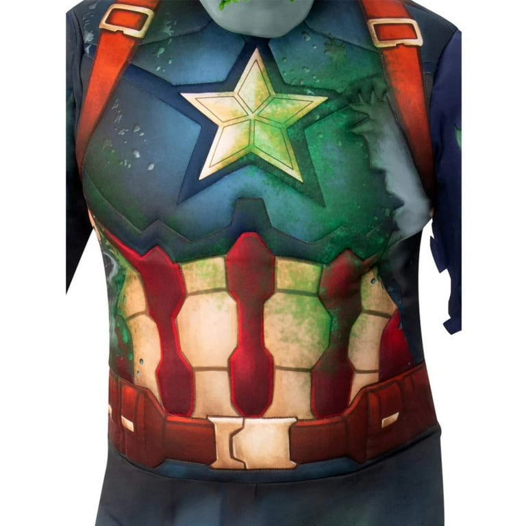 Marvel What If Teen Zombie Captain America Costume Marvel What If Teen Zombie Captain America Costume