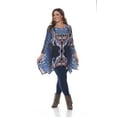 thumbnail image 2 of Plus Marlene Tunic Top Blue Multi 1X, 2 of 3