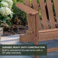 thumbnail image 4 of Hanover Classic All-Weather Adirondack Chair in Teak, 4 of 10