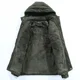 thumbnail image 5 of Chaqueta militar cortavientos con capucha, informal, nueva, de invierno 2024, cálida, estilo universitario, para hombre, chaquetas tipo parka, abrigo grueso de algodón lavado para hombre, 5 of 5