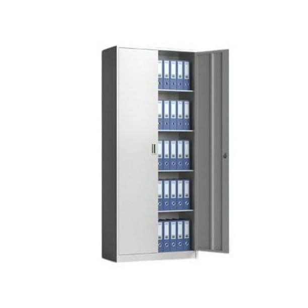 Ilios Innova Gabinete Archivero Metálico de 5 Niveles con Seguridad Reforzada, Estructura Sólida y Puertas de Hierro