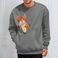 thumbnail image 5 of Womens Pet Dog Pouch Hoodies Dog Carrier Sweatshirt Creative Long Sleeve Oversized Pocket Dog Hoodie for Women Winter Clothes, 5 of 9