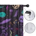 thumbnail image 4 of Blackout Kids Curtains,Psychedelic Halloween Pattern Childrens Insulated Curtains Set Of 2,Bedroom Essentials,Toddler Room Decor 52x63in(132x160cm), 4 of 5