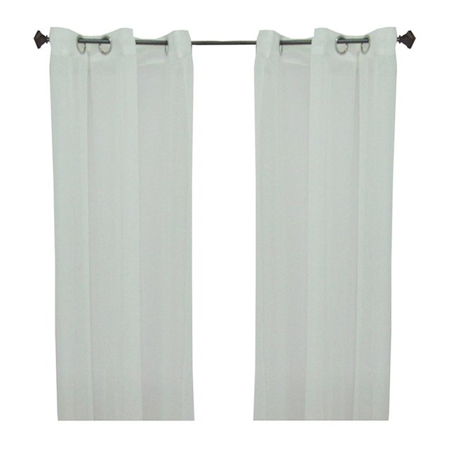 Cortina Deco 97 x 180 cm Traslucida Beige con Canal