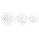 thumbnail image 2 of Set de 3 para arreglos florales de hierro: soporte metálico para floreros y resistente para plantas en maceta, compacto y fácil de limpiar, 2 of 8