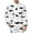 White, variant on toraway Suit for Men Slim Fit Men's Fashion Casual Buckle Printed Single Fashion Soft Work Formal Warm Casual Soft Suit L