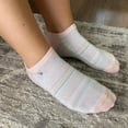 thumbnail image 2 of Pudus Bamboo Everyday Ankle Socks | Moisture Wicking | Breathable | Extra Soft | Odor Resistant | All Day Comfort (Newport Pink, Small-Medium), 2 of 3