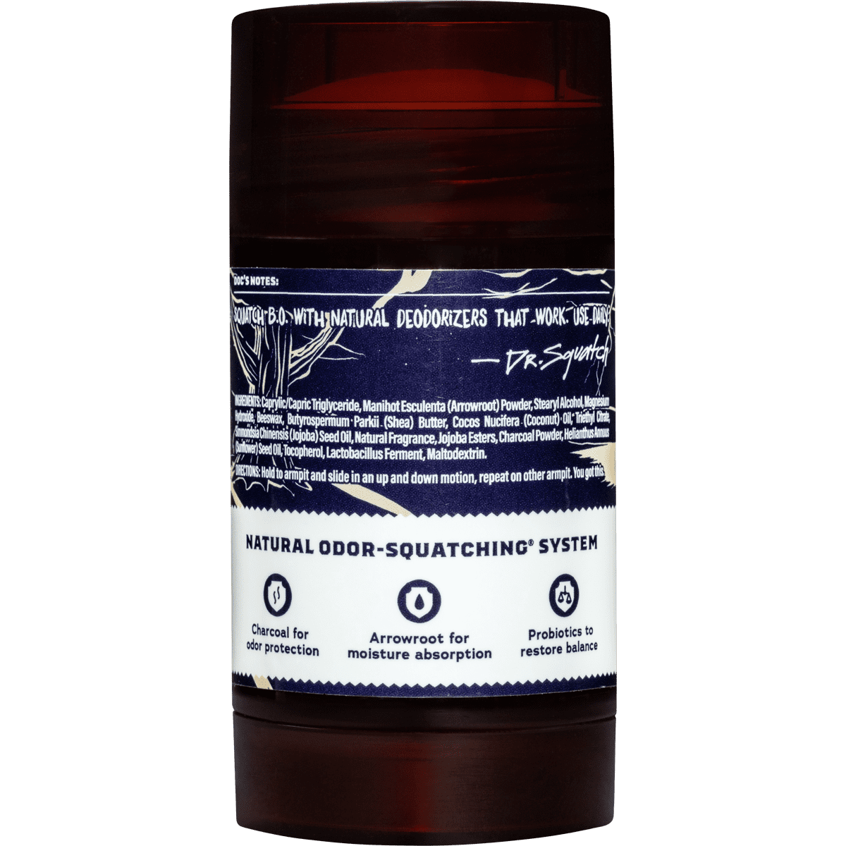 Dr. Squatch Natural Deodorant, Sticc of the Dead, 2.65 oz