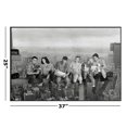 thumbnail image 3 of Friends - Framed TV Show Poster (The Friends Sitting On Girder / Sitting Above Manhattan) (Size: 36" X 24") (Black Aluminum Frame), 3 of 6