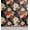 Indigo Burnt Orange Cream, variant on Ambesonne Asian Floral Peel & Stick Wallpaper for Home, Flowers Eastern Colors, 13"x36", Indigo Burnt Orange Cream