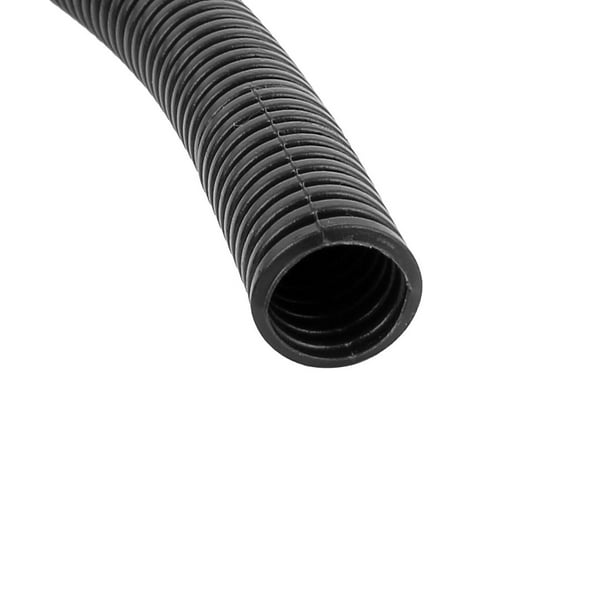 Long 7.7M 13mm x 10mm gaine fil électrique souple noir Tube ondulés 