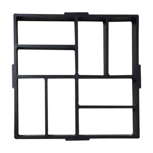 Shiogb Diy Paving Mold, Plastic Concrete Path Tool, Garden Walkway Paver, Parking Lot Landscape