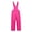 Hot Pink, variant on Kids Snow Ski Bib Pants Winter Waterproof Windproof Ripstop Warm Insulated Snowboard Overalls