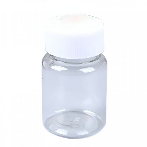 ACDANC Empty Pill Bottles with Caps Dispenser Bottle Transparent Plastic Bottle Pet Sealed Bottle Container Solid Powder Bottles Clear Plastic Bottles