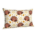thumbnail image 2 of Disketp Pillow Covers Fall Turkey Pattern Throw Pillow Case Cushion Covers,Cushion For Bedroom,Couch,Home-14"X20", 2 of 9