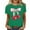 Green, variant on Lkhaha 2026 Womens T Shirts Fashion Tops Bow Cherry Print Short Sleeve Summer Casual Graphic Crew Neck Lightweight Outfits Clothes Black L