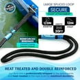 thumbnail image 6 of WavesRx 1/2” x 20’ (2PK) Premium Dock Lines for Boat & Pontoon | Double Braided Nylon Boat Ropes for Docking with Loop, 6 of 7