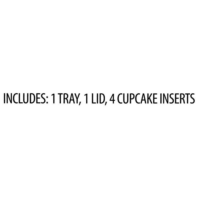 Way To Celebrate White Cupcake Tray, 24-Count Capacity photo 3