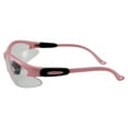 thumbnail image 3 of Global Vision Medium Pink Dark Pink Lab Safety Glasses with Clear Lens, 3 of 8