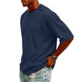 thumbnail image 3 of Big and Tall T-Shirts for Men Drop Short Sleeve Crew Neck Outdoor Casual Summer Tops Fathers Gift S-5XL, 3 of 4