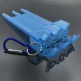thumbnail image 4 of Caja Almacenamiento Ehuebsd Transparente con Hebilla Bloqueo Azul, 4 of 9