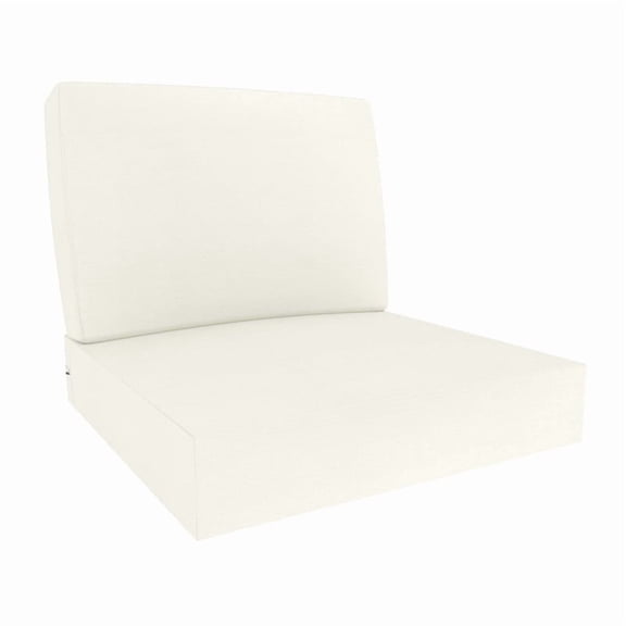 Covers&All Outdoor Sunbrella Deep Seat Cushion Set, Water, UV & Fade Resistant Patio Chair Cushions, High-Density 5" Thick Seat & Back Cushions for Outdoor Furniture