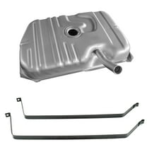 TRQ Gas Fuel Tank 17 Gallon w/ Strap Kit Set for Century Regal Cutlass/Supreme FTA65966