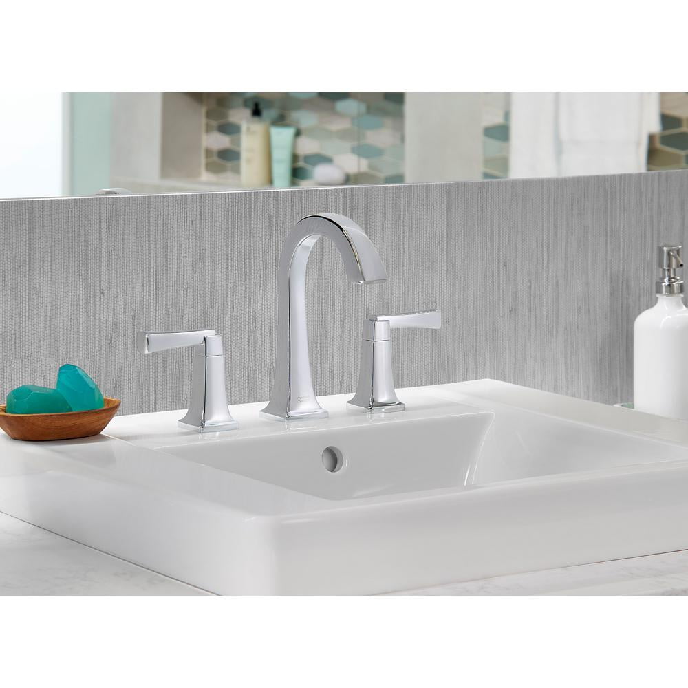 American Standard Townsend 8 in. Widespread 2-Handle High-Arc Bathroom Faucet with Speed Connect Drain in Polished Chrome