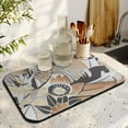 thumbnail image 3 of Superior Coffee Drying Mat - Absorbent Dish Pad with Non-slip Rubber Back, Ideal for Hiding Stains on Kitchen Counters, Coffee Mat Perfect for Dish Racks and Diatom Mud Coffee Makers, Size 19.5x12in, 3 of 7