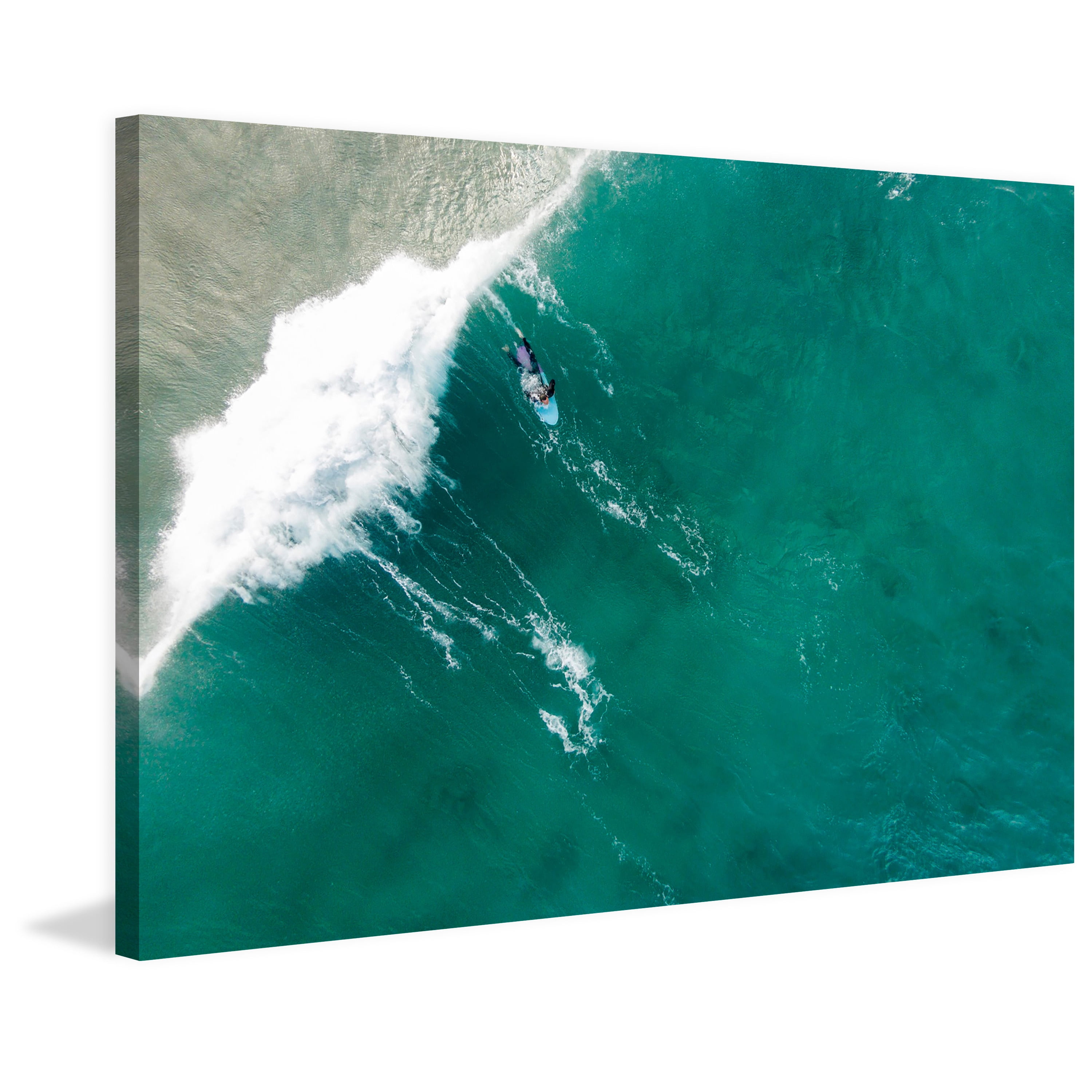 marmont hill 'big wave' by karolis janulis photographic print on wrapped canvas