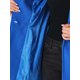thumbnail image 5 of Abrigo largo de invierno con cinturón para mujer, clásico, de cuello alto, de manga larga, color azul, 5 of 6