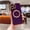 Darkpurple, variant on Electroplated Case For iPhone 16 Pro Max, Cute Gold Heart Magnetic Cover Compatible with MagSafe, Full Camera Lens Protection Shockproof Soft TPU Slim Phone Case for Women Girls,Darkpurple