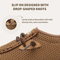 thumbnail image 4 of Apakowa Kids Boys Girls Slip-On Casual Loafers Walking Shoes Comfortable & Lightweight (Color : Brown, Size : 9 Toddler), 4 of 8