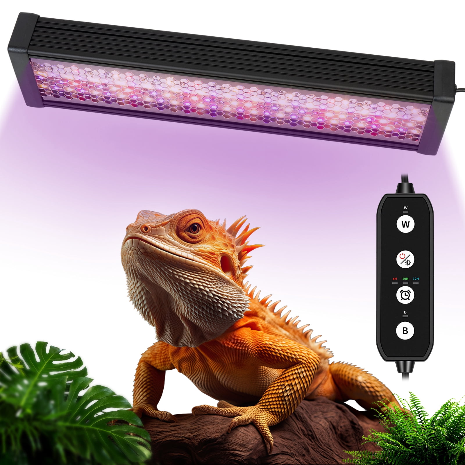 Zilla Slimlines T8 Fluorescent Light Fixture Desert 18 Inches