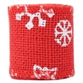 thumbnail image 3 of Cinta de arpillera artesanal para manualidades, cinta navideña para envolver, decoración para fiestas y manualidades navideñas, 3 of 8